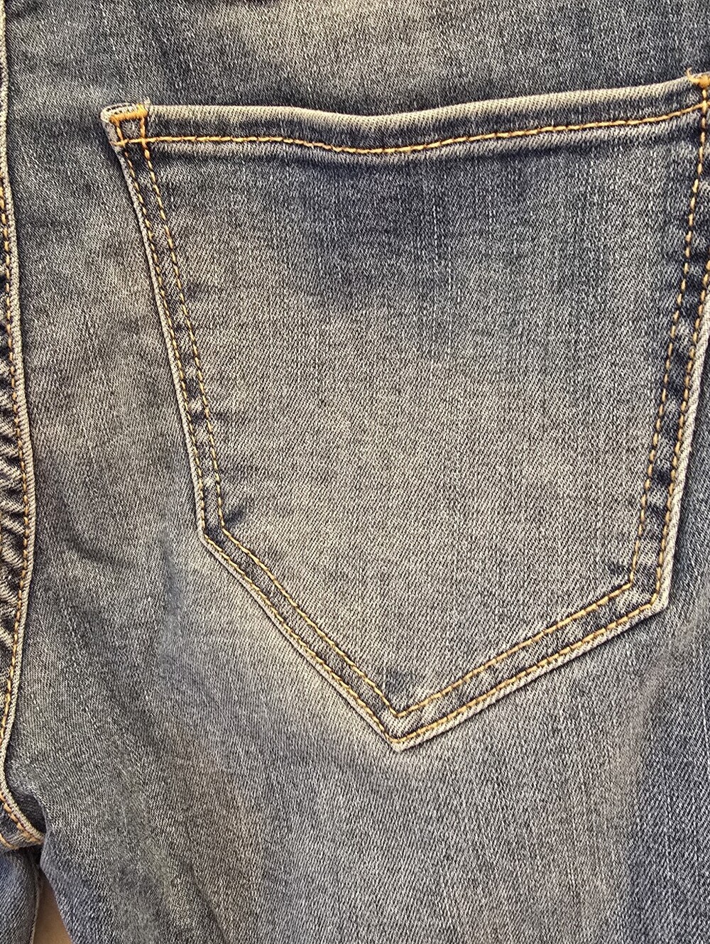 {3R/ 26W 31L} Hollister High Rise Flare Y2K Patchwork Stretchy Jeans - Picture 10 of 16